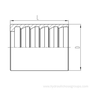 No Skive Ferrule 00210